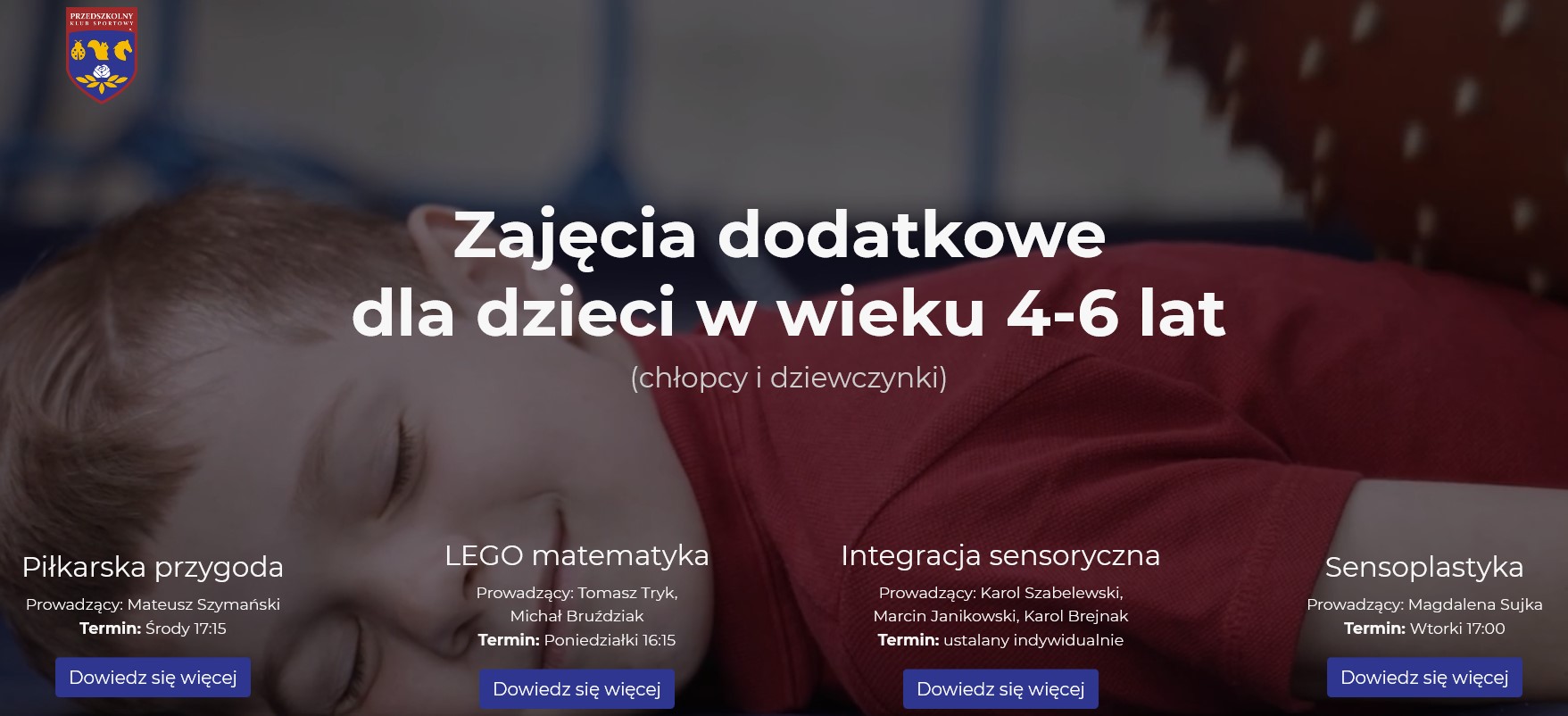 W Przedszkolu Dla 90 Dzieci W Wieku 4 6 Lat Zapraszamy na zajęcia dla dzieci w wieku 4-6 lat odbywające się w
